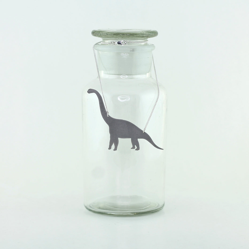Brachiosaurus Necklace in Stainless Steel