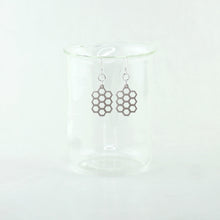 Honeycomb and Bee Earrings