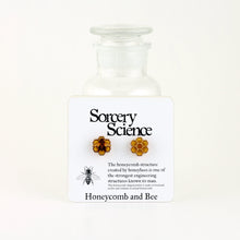 Honeycomb and Bee Cufflinks