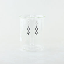 Poison Dart Frog Toxin Molecule Earrings in Stainless Steel