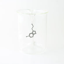 Serotonin Molecule Necklace in Stainless Steel