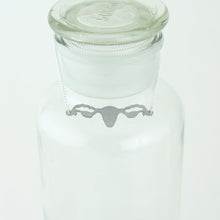 Small Uterus Necklace in Stainless Steel