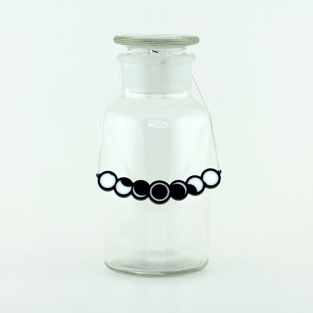 Solar Eclipse Necklace in Acrylic