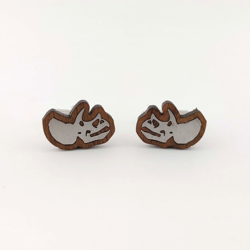 Triceratops Cufflinks