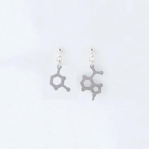 Adenine and Uracil Molecule Studs in Stainless Steel