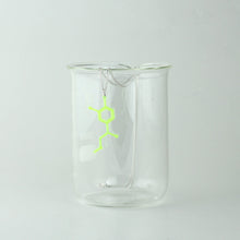 Adrenaline Molecule Necklace in Neon Green Acrylic