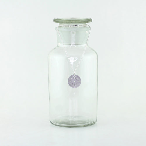 Arsenic Bohr Model Atom Necklace in Stainless Steel