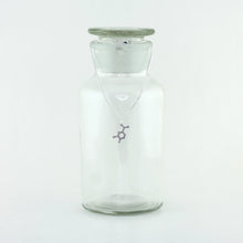 Cytosine Molecule Charm Necklace in Stainless Steel