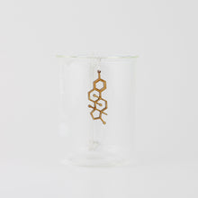 Estrogen Molecule Necklace in Birch Plywood