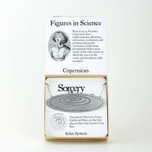 Figures in Science: Copernicus with Solar System Necklace in Stainless Steel