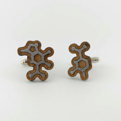 Guanine and Cytosine Molecule Cufflinks