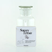 Guanine Molecule Charm Necklace in Stainless Steel on Card for Retail
