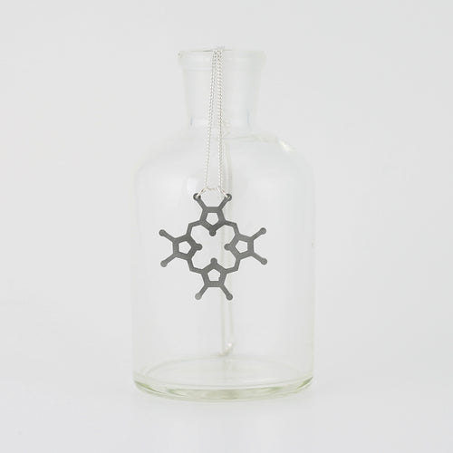 Hemoglobin Molecule Necklace in Stainless Steel