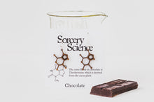 Chocolate Molecule Earrings in Walnut
