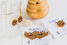 Honeycomb and Bee Necklace