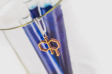 Petrichor Molecule Necklace in Birch Wood