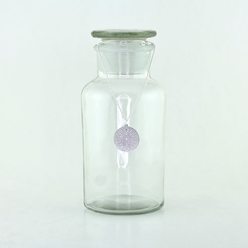 Krypton Bohr Model Atom Necklace in Stainless Steel