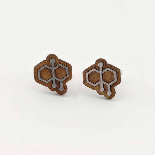 Wholesale Petrichor Molecule Cufflinks