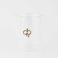 Petrichor Molecule Necklace in Birch Wood