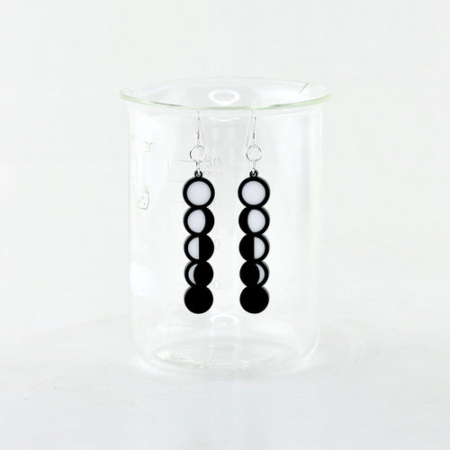 Phases of the Moon Earrings in Acrylic