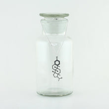 Progesterone Molecule Necklace in Stainless Steel