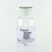 Radium Borh Model Atom Necklace in Stainless Steel on Card for Retail