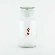 Resveratrol Molecule Necklace in Transparent Red Acrylic