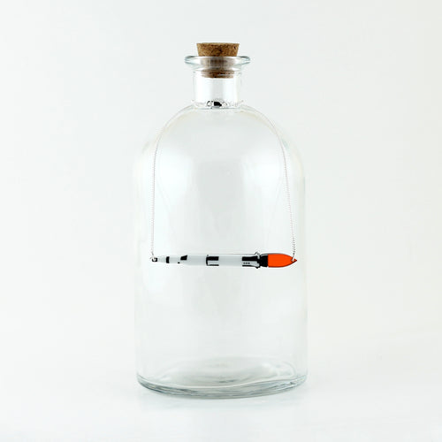 Saturn V Rocket Ship Necklace