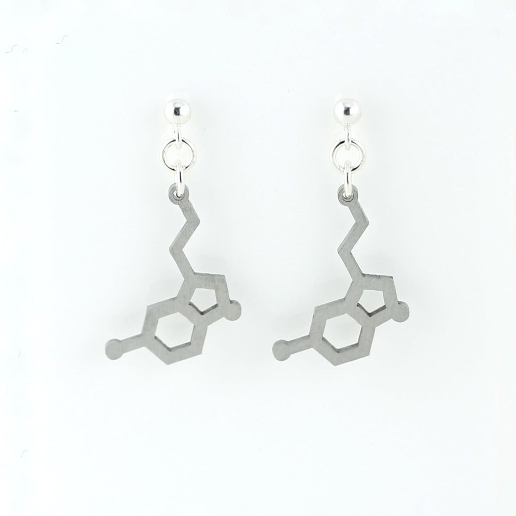 Serotonin Molecule Studs