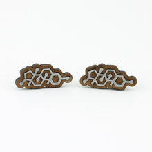Testosterone Molecule Cufflinks