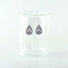Water Molecule Closed Design Earrings in Stainless Steel